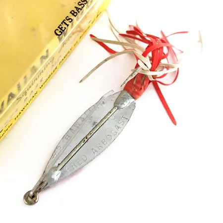 Fred Arbogast 3 Hawaiian Cucharilla, Rojo-Blanco, 16g, Anti-algas, #9846