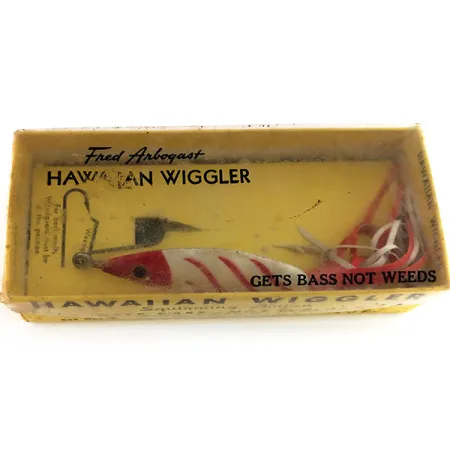 Fred Arbogast 3 Hawaiian Cucharilla, Rojo-Blanco, 16g, Anti-algas, #9846