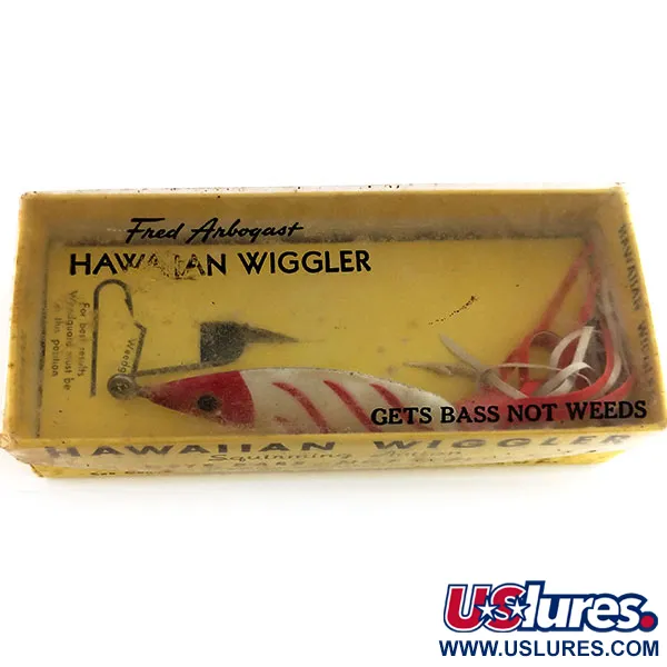 Fred Arbogast 3 Hawaiian Cucharilla, Rojo-Blanco, 16g, Anti-algas, #9846