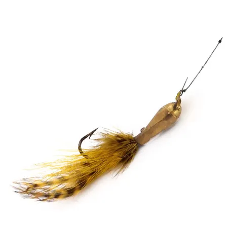 South Bend Dart-Oreno Cucharilla, Latón, 21g, Cola Plumas, #9848