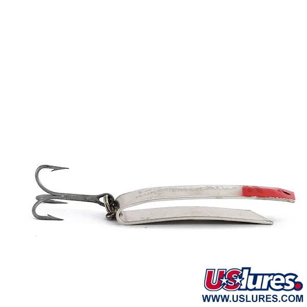 Luhr Jensen Super-Duper 509 Cucharilla, Níquel/Rojo, 11g, Forma U, #9852
