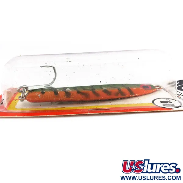 Luhr Jensen Nordic #60 Jig de lance, Metal Tiger, 56g, Vintage, #9855