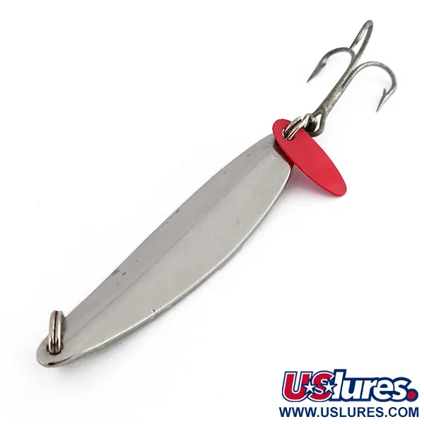 Bay de Noc Swedish Pimple Cucharilla, Níquel/Verde, 14g, Glow, #9856