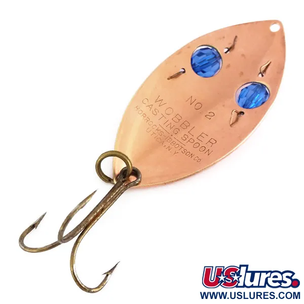 Horrocks-Ibbotson Wobbler Cucharilla, Cobre/Azul, 23g, Perlas, #9866