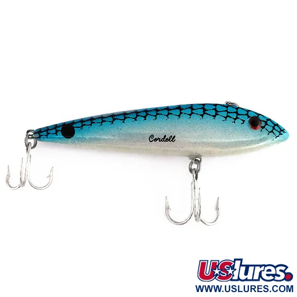 Cotton Cordell Ratt'l Spot G-finish Lipless, Azul Plata, 21g, #9867