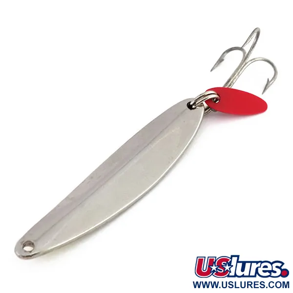 Bay de Noc Swedish Pimple Cucharilla, Níquel/Chartreuse, 14g, #9882