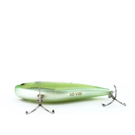 Yo-Zuri 3D VIB Lipless Crankbait, Verde, 12g, Efecto Prisma 3D, #9889