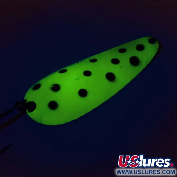 Nebco Aqua Spoon Cucharilla, Verde/Negro/Níquel, 14g, UV, #9890