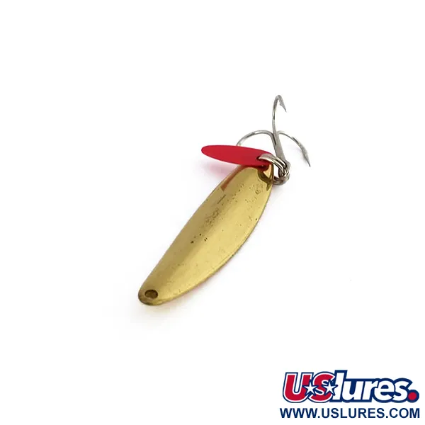 Bay de Noc Swedish pimple Cucharilla Vertical, Latón/Rojo, 14g, #9902