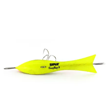 Rapala Snap Rap 8 Jigging, Amarillo/Negro/Rojo, 21g, Ala Trasera, #9905