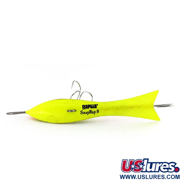 Rapala Snap Rap 8 Jigging, Amarillo/Negro/Rojo, 21g, Ala Trasera, #9905
