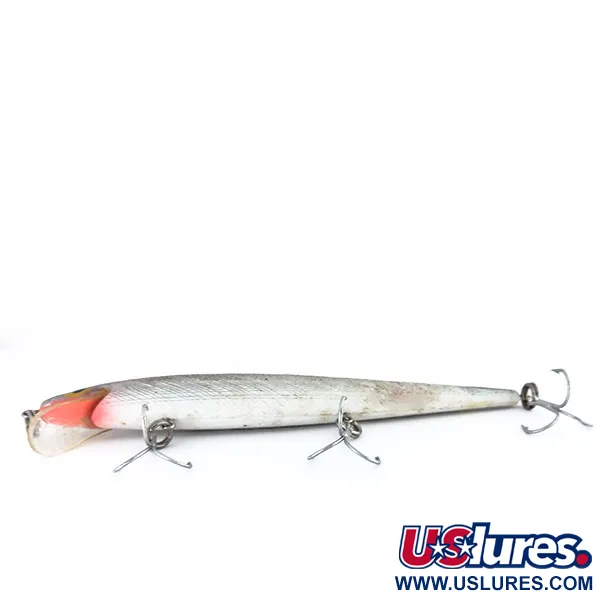 Rebel Floating Minnow F14 Minnow, Plateado, 14g, Flotante, #9908