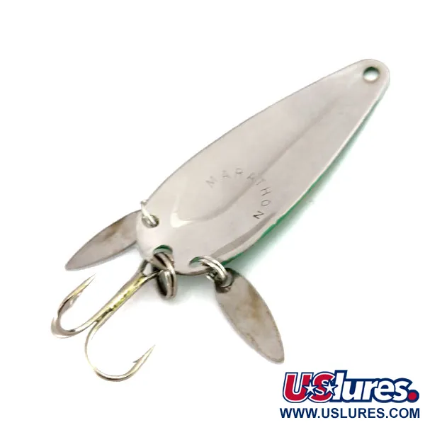 Marathon (with sonic blades) Cucharilla, Verde/Amarillo/Níquel, 12g, #9911