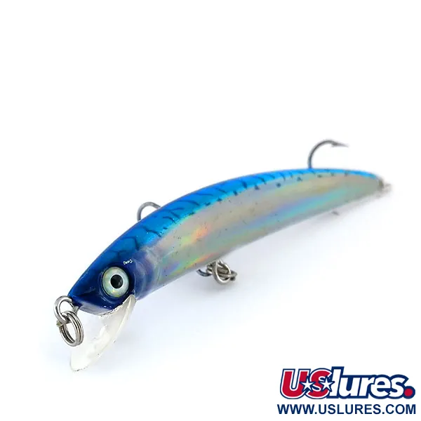 Yo-Zuri Crystal Minnow (F) Minnow, Blue/Silver, 7.5g, Flotante, #9913