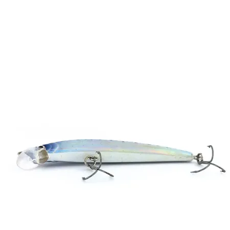 Yo-Zuri Crystal Minnow (F) Minnow, Blue/Silver, 7.5g, Flotante, #9913