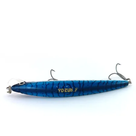 Yo-Zuri Crystal Minnow (F) Minnow, Blue/Silver, 7.5g, Flotante, #9913