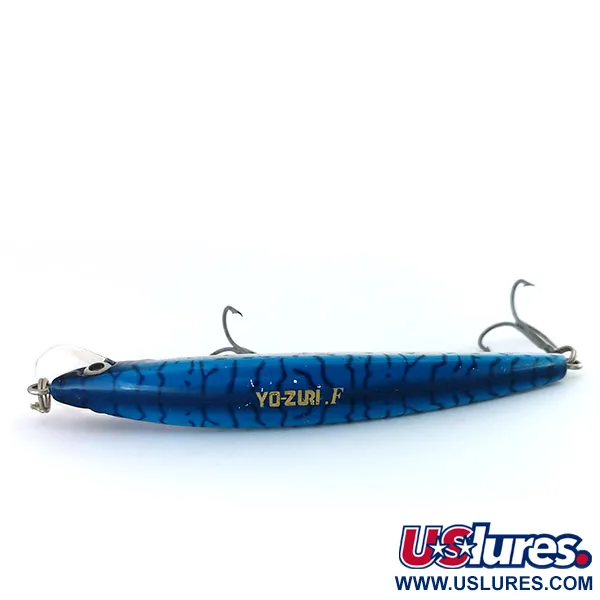Yo-Zuri Crystal Minnow (F) Minnow, Blue/Silver, 7.5g, Flotante, #9913