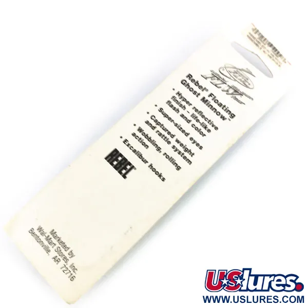 Rebel Floater Ghost Minnow Señuelo, Ghost, 7g, Sonajero, #9919