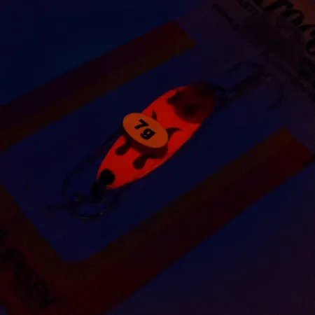 Luhr Jensen Krocodile Cucharilla, Rojo/Negro, 7g, Vintage, #9921