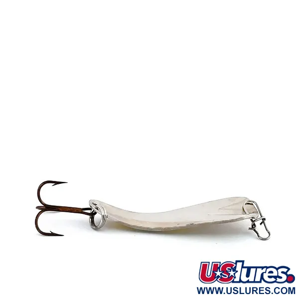 Reef Runner Slender Spoon Cucharilla, Níquel/Chartreuse, 3g, Jigging, #9924