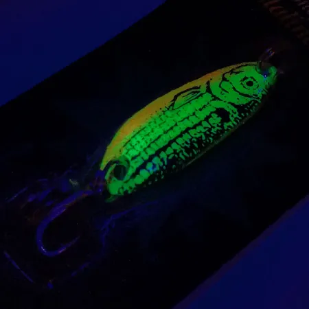 Renegade Honeycomb Series Crystalina Spoon, Verde-Naranja, 7g, Panal, #9925