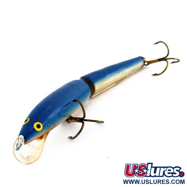 Rapala Jointed J-11 Señuelo Articulado, Azul/Plata, 9g, Balsa, #9935