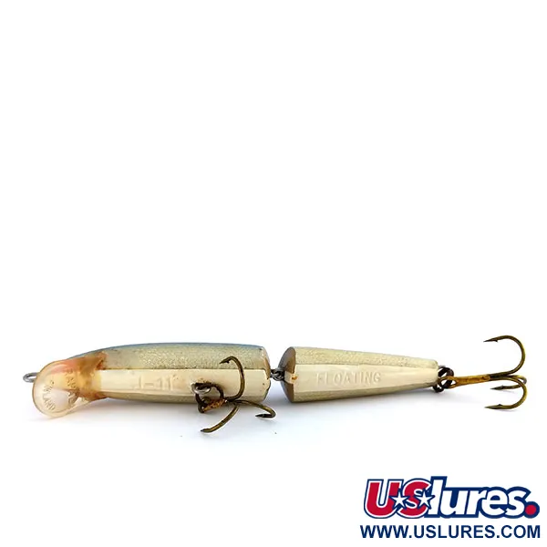Rapala Jointed J-11 Señuelo Articulado, Azul/Plata, 9g, Balsa, #9935