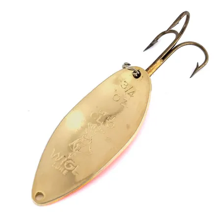 Little Cleo (Hula Girl) Cucharilla, Gold / Orange, 21g, Vintage, #9939