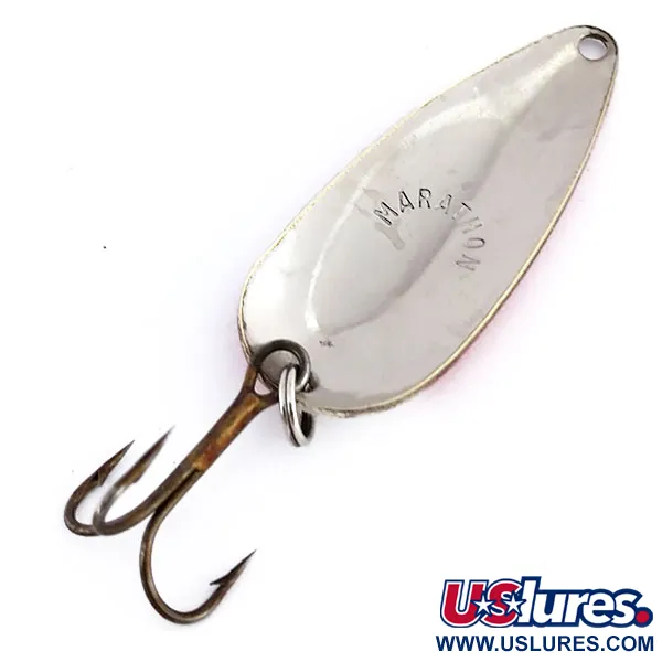 Marathon Marathon Cucharilla, Rojo/Blanco/Níquel, 7g, Vintage, #9942
