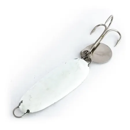 Bomber Slab Spoon Cucharilla, Blanco, 28g, Inserto reflectante, #9944