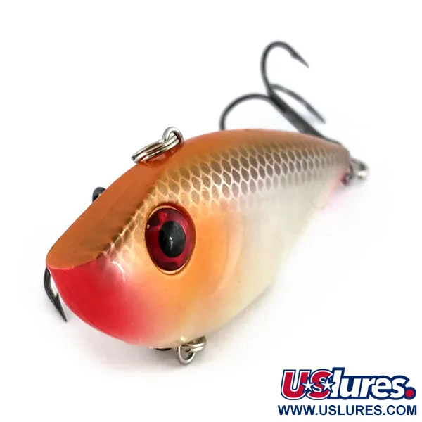 Strike King Red Eye Shad Lipless Crankbait, Oro/Blanco, 14g, #9955