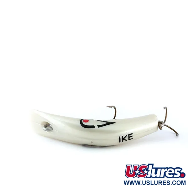 Lazy Ike Señuelo, Blanco perlado, 6g, Cuerpo curvo, #9990