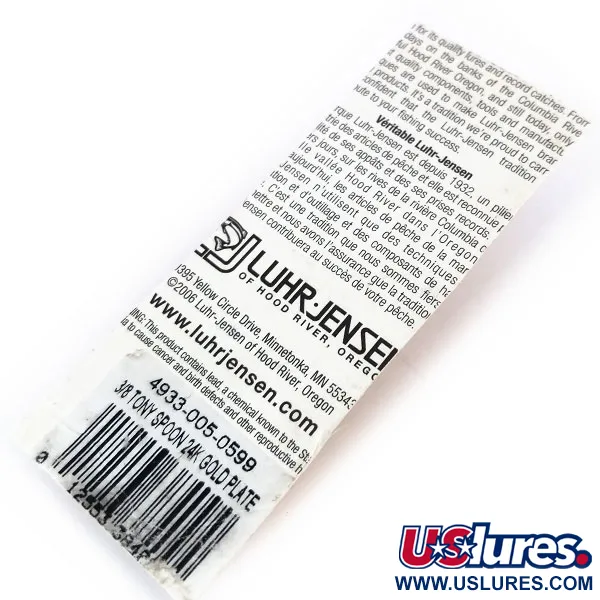 Tony Accetta Tony's Spoon Cucharilla, Oro, 11g, Oro 24K, #4933-005-0599