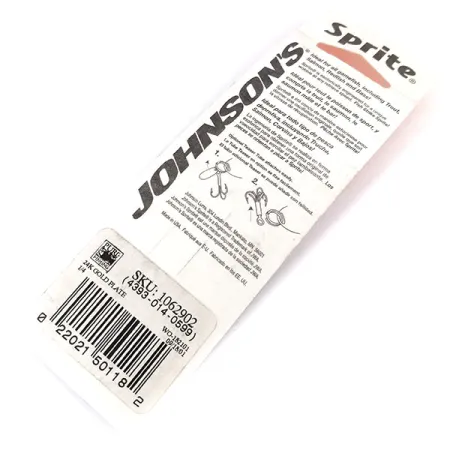 Johnson Sprite Cucharilla, Oro (Bañado 24K), 7g, Red Teaser, #9995