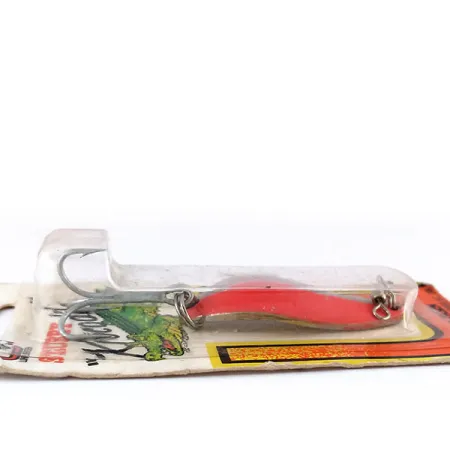 Luhr Jensen Lil' Kroc (Krocodile Stubby) Cucharilla, Rojo/Níquel, 14g, #9996