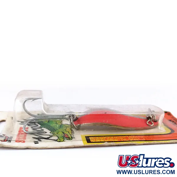 Luhr Jensen Lil' Kroc (Krocodile Stubby) Cucharilla, Rojo/Níquel, 14g, #9996